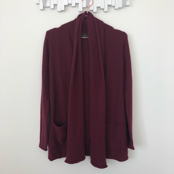Aritzia | Sweaters | Babaton Maroon Beekman Cardigan | Poshmark